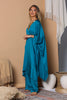 Sultana Dream Teal Satin Set