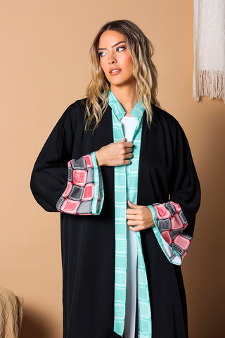Sumood Kuffiyeh Inspired Nida Abaya