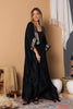 Dahab Geometric Lace Abaya With Coins Detailing