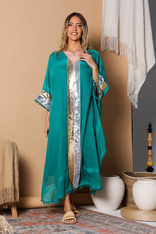 Double Dazzle Sequin Kaftan