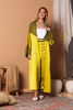 Chartreuse Charm Silk Abaya Set