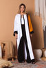 Sunset Harmony Crepe Abaya and Pants Set