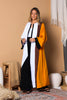 Sunset Harmony Crepe Abaya and Pants Set