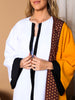 Sunset Harmony Crepe Abaya and Pants Set