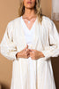 Nile Thin Striped Linen Abaya Set