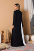 Noir Et Blanc Belted Jersey Maxi Dress