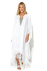 Zoe Style Arabesque Fringe Kaftan