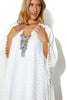 Zoe Style Arabesque Fringe Kaftan