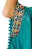 Mosaic Kaftan With Intricate Colorful stones and Beads Detailing