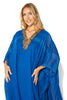 Oasis Kaftan With A colorful Beaded Neckline