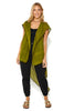 Mystique Sleeveless Kimono - Olive Whimsy