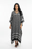 Jawahir Kaftan - Black & White