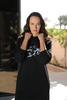 Hoodie Dress In French Terry Fabric & Side Slits (7511925260532) (7512057905396) (7512058986740) (7512059674868)