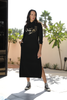 Hoodie Dress In French Terry Fabric & Side Slits (7511925260532) (7512057905396) (7512058986740)