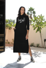 Hoodie Dress In French Terry Fabric & Side Slits (7511925260532) (7512057905396) (7512058986740)