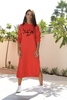 Hoodie Dress In French Terry Fabric & Side Slits (7511925260532) (7512057905396) (7512058986740)