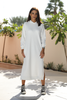 Hoodie Dress In French Terry Fabric & Side Slits (7512050073844) (7512055382260) (7512055447796)