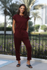 Cap Sleeves Jumpsuit In French Terry Fabric (7521072906484) (7524311335156) (7524312711412)