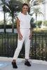 Cap Sleeves Jumpsuit In French Terry Fabric (7521072906484) (7524311335156)