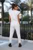 Cap Sleeves Jumpsuit In French Terry Fabric (7521072906484) (7524311335156) (7524312711412) (7524314513652)