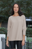 Knit Rib Loose Fit Sweater (7521082867956) (7522500804852)