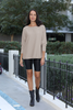 Knit Rib Loose Fit Sweater (7521082867956) (7522500804852)
