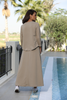 Long A-Line Skirt With Elastic Waist Band (7516462809332) (7516579332340)