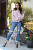 Cold Shoulder Knit Rib Top (7521088045300) (7539521847540) (7539533775092) (7539536691444)