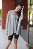 Knit Grommet Poncho Sweater (7521097646324)