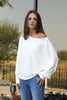 Cold Shoulder Knit Rib Top (7521088045300) (7539521847540) (7539533775092)