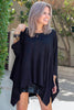 3/4 Sleeves Cotton Cotton Poncho -C (5868360663194)