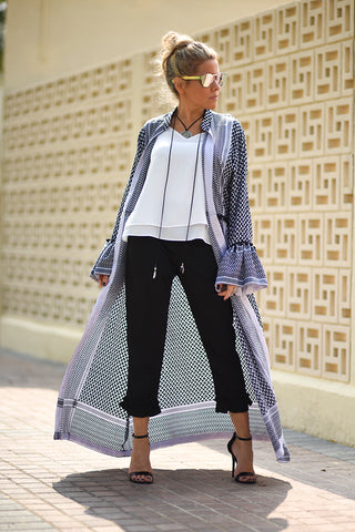 Free Fall Kimono - Black - Gingerlining (528948265004)