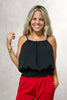 Halter tank with smocked waist (7321430818990) (7322968195246)