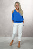 Chiffon Peek A Boo Top (6950456131758)