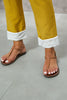 Linen Pants With Lace Cuffs (7321761874094)
