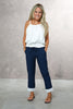 Linen Pants With Lace Cuffs (7321761874094) (7323012137134)
