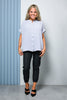 Shoulder Pleats Button Down Shirt (7321472106670)