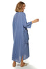 Kinda Linen Kaftan With An Oversized Pocket And Front Pleats Detailing (7907131883764)