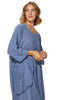 Kinda Linen Kaftan With An Oversized Pocket And Front Pleats Detailing (7907131883764)