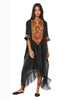 Zoe Kaftan With Chest Embroidery & Fringe Detailing (8055922196724)