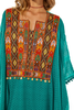 Zumurod Kaftan With Chest Embroidery & Coins Detailing (8055922819316)