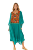 Zumurod Kaftan With Chest Embroidery & Coins Detailing (8055922819316) (8062321852660)