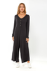 Milana Cotton Jersey Flowy Cropped Legs Jumpsuit With Front Pockets (8082472272116)