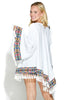 Gigi Oversized Poncho Cardi With Tassels & Border Detailing (7749439258868)