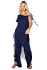 Jenna Cotton Jersey Cold Shoulder Top & Overlay Pants Set (7749494309108)