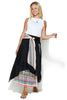 Kafiya Layered Skirt With Tie Belt (7749621350644)