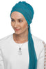 Tulle Multi-way Wrap Turban - Teal (1365600337964)