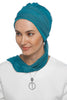 Tulle Multi-way Wrap Turban - Teal (1365600337964)