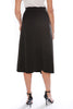 A line Wrap Around Skirt - Black (463418654758)