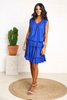 Sleeveless Cotton Jersey Frill Hem Dress (6953940025518) (6969814679726)